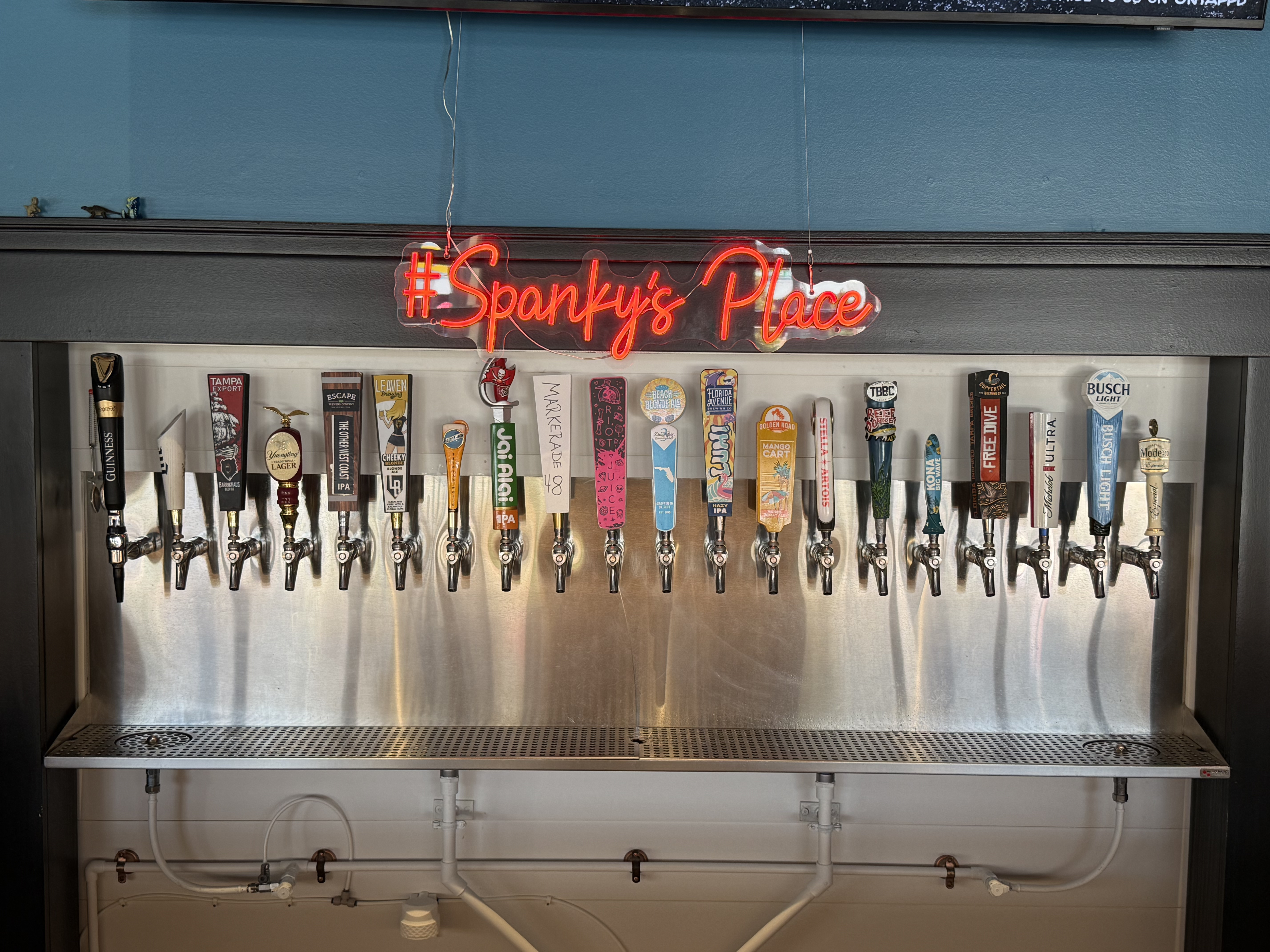 Beers on Tap at Spanky's