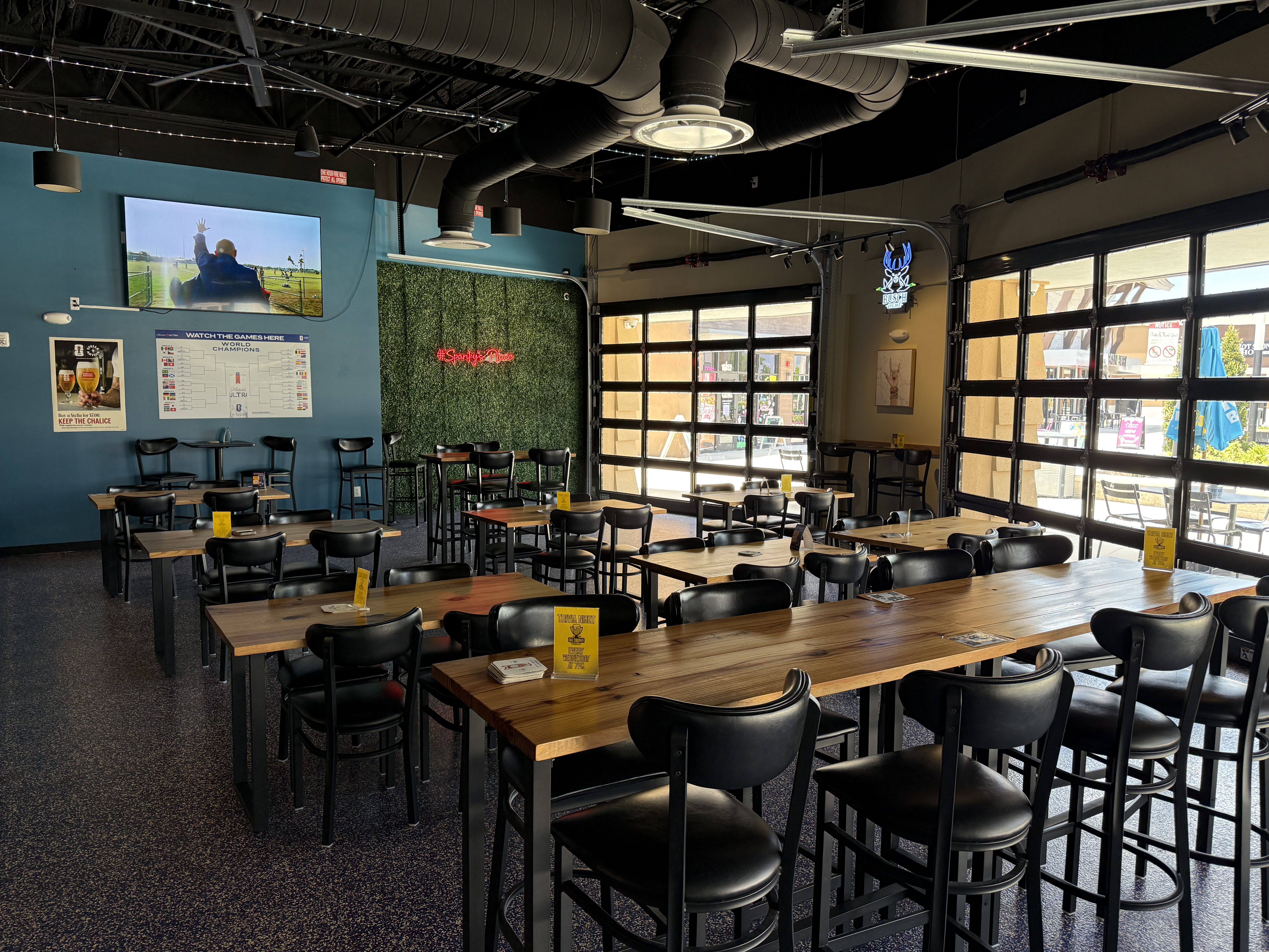 Seating Area at Spanky's